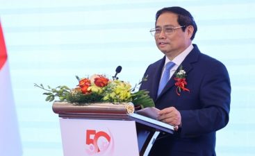 Thủ tướng Phạm Minh Chính tại Hội thảo kinh tế cấp cao Việt Nam - Nhật Bản sáng 7/3. Ảnh: VGP